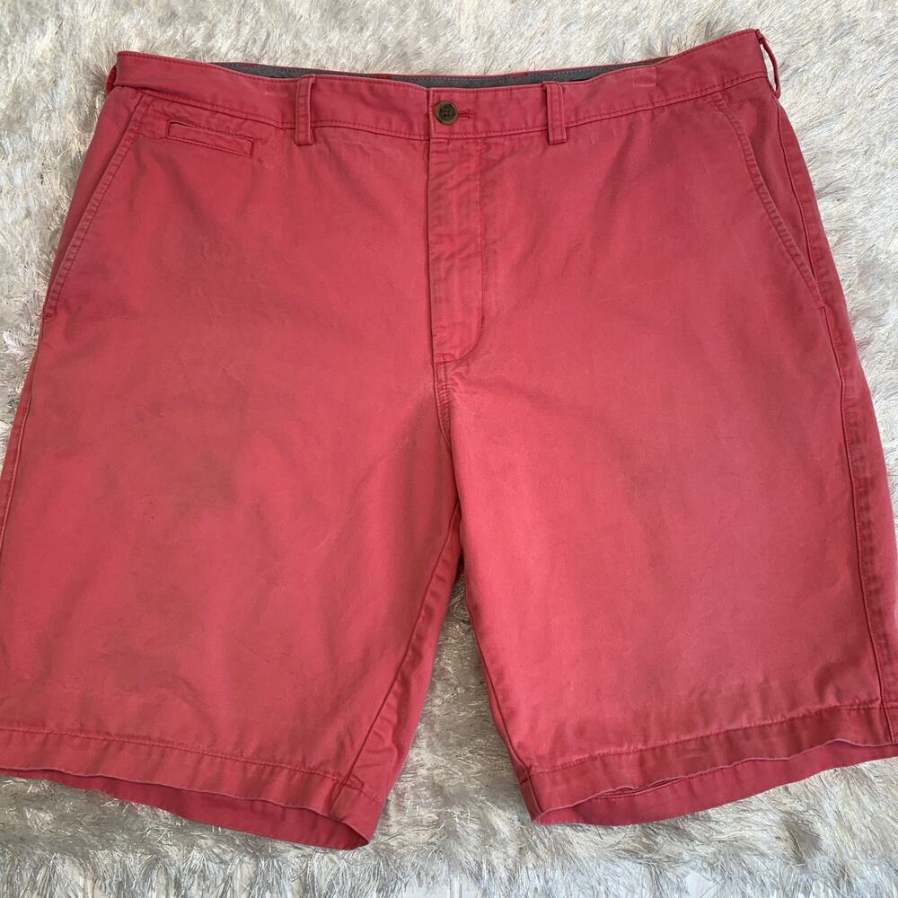 Nordstrom Mens Shop Pink Chino Shorts Sz 40" 100% Cotton